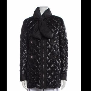 Elegant Black Quilted Women's Jacket